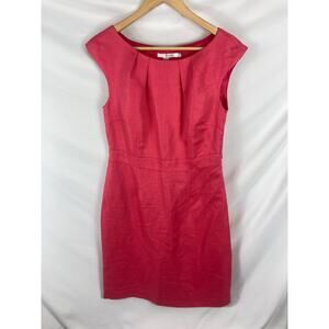 Boden Pink textured Sheath Dress Size 10R